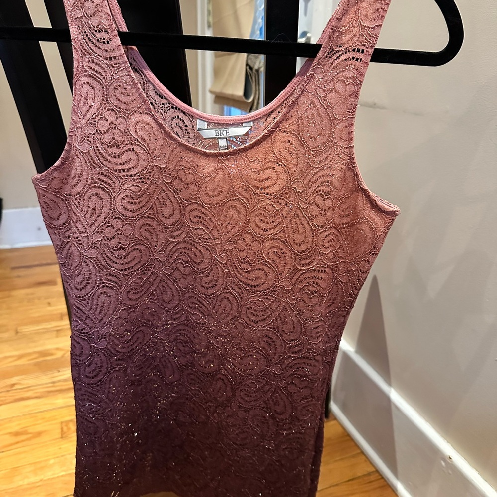 BKE Women's Lace Tank Top